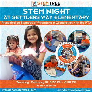 STEM Night - Tuesday, February 10th 5:30p.m.-6:30p.m.